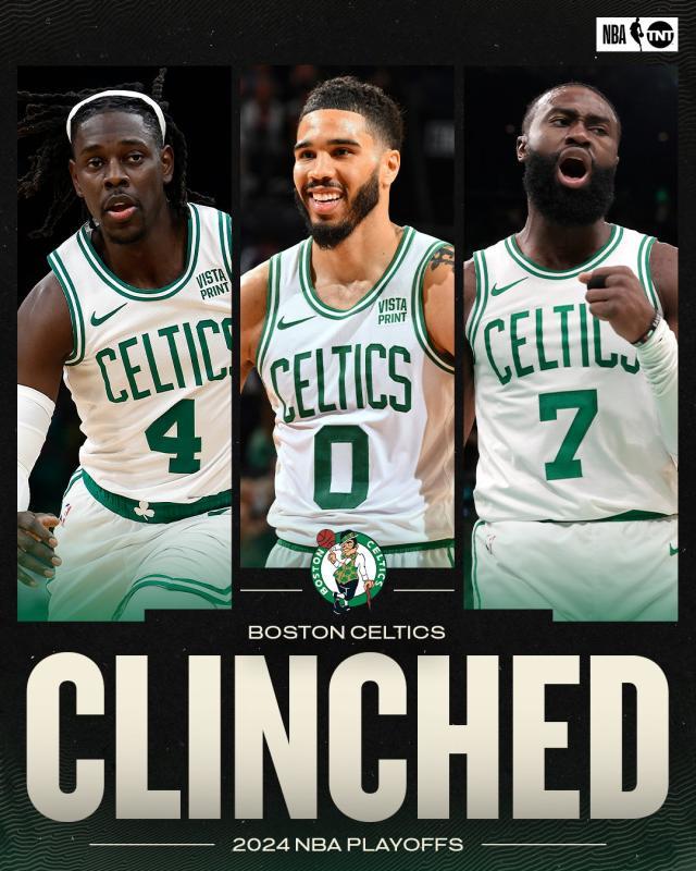 1710474375083094965.jpg 独一档!距离常规赛结束还有1个月 绿军锁定季后赛